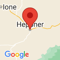 Map of Heppner, OR US